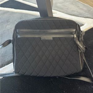 Vera Bradley Black Quilted Crossbody Bag